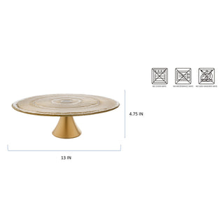 Ixxir 1356F-2207108  Gold  - Cake Stand (Case Pack 2)