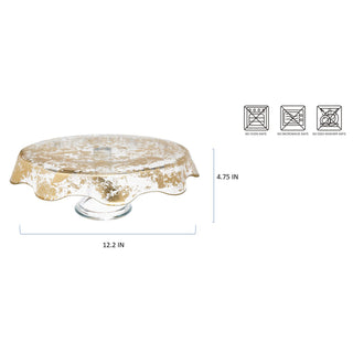 Oscar 1591F-2006014 Gold Antique - Cake Stand (Case Pack 2)