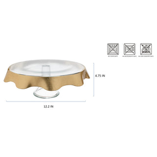 Oscar 1591F-1906006 Gold Edge - Cake Stand (Case Pack 2)
