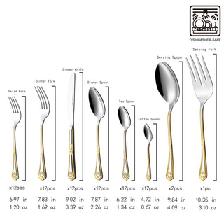75 Piece 18/10 #538G-75 (Pack 2)