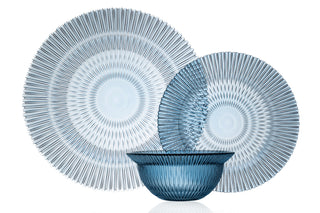 Majestic -12 Pc Dinnerware Blue (Case Pack 2)