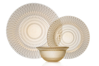 Majestic - 12Pc Dinnerware Amber (Case Pack 2)