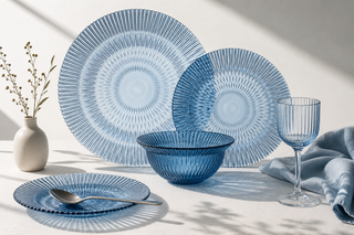 Majestic -12 Pc Dinnerware Blue (Case Pack 2)