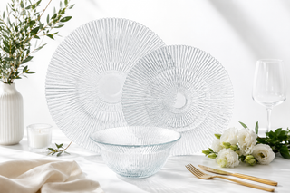 Majestic -12 Pc Dinnerware Clear (Case Pack 2)
