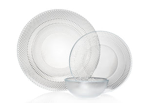 Quartz - 12Pc Dinnerware Clear (Case Pack 2)