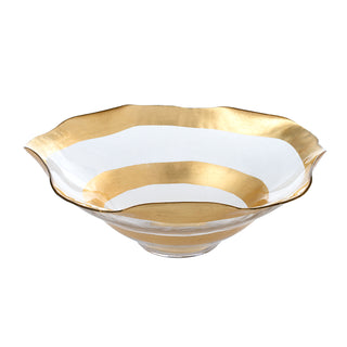 14.17" Glass Bowl #RJ232-089Q (Case Pack  4)