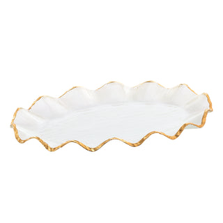 Glassware Oval Platter #RJ2682-023G (Case Pack 12)