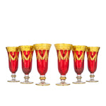 Bar ware Interglass Red Flute #12973 (Pack 1)