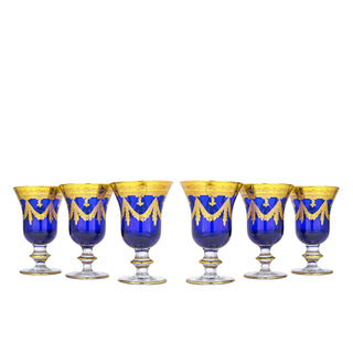 Bar Ware Interglass Blue Goblet #12974 ( Pack 1)