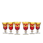 Bar ware Interglass Red Goblet #12974 (Pack 1)