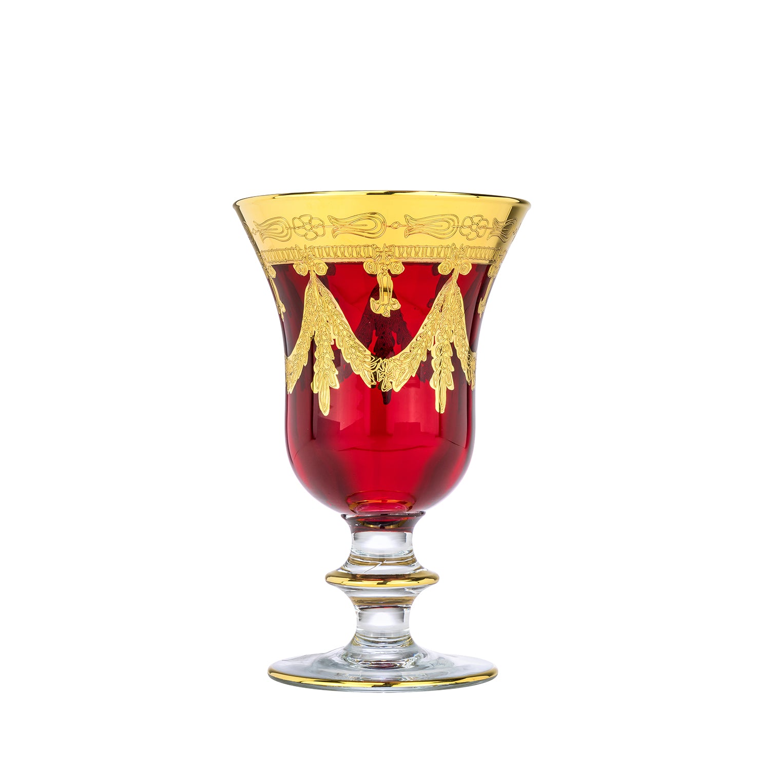 Bar ware Interglass Red Goblet #12974 (Pack 1)