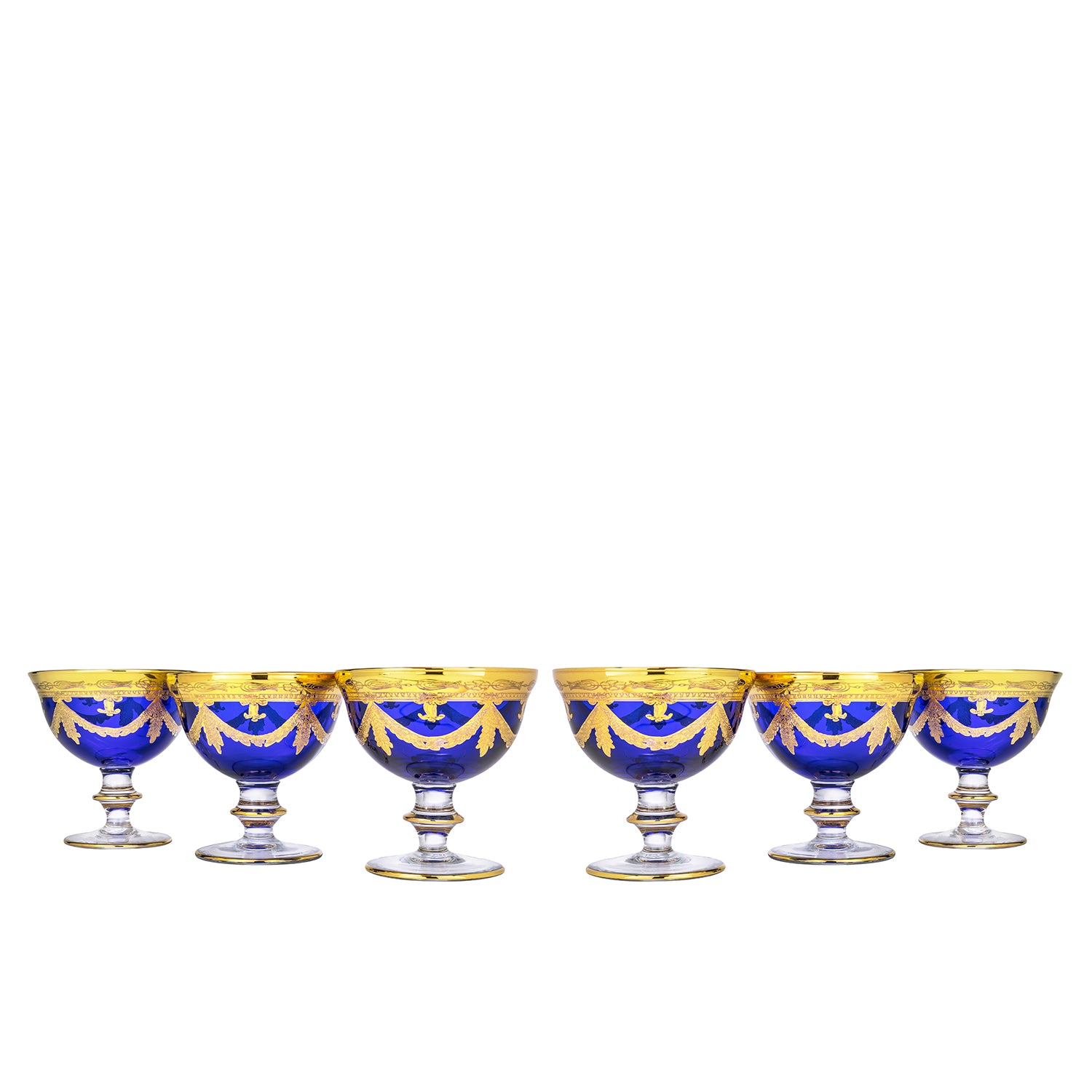 Bar Ware Interglass Blue Compote #12979 (Pack 1)