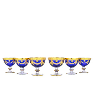 Bar Ware Interglass Blue Compote #12979 (Pack 1)