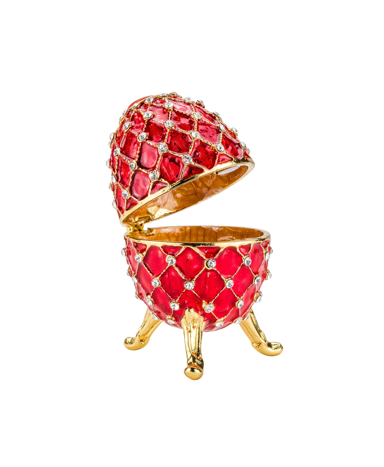 Jewelry Box Red Egg #1041