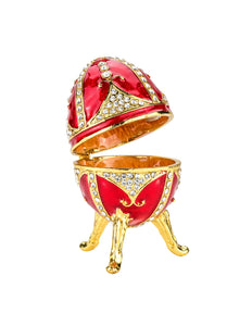 Jewelry Box Red Egg #3337